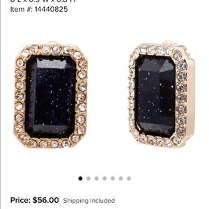 Kate Spade Night Star dreamy dark earrings